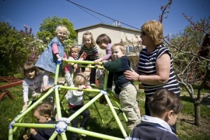 Mászóka az udvaron