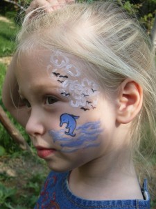 gyereknapi arcfestés