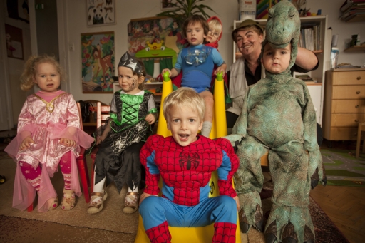 Farsangi csoportkép